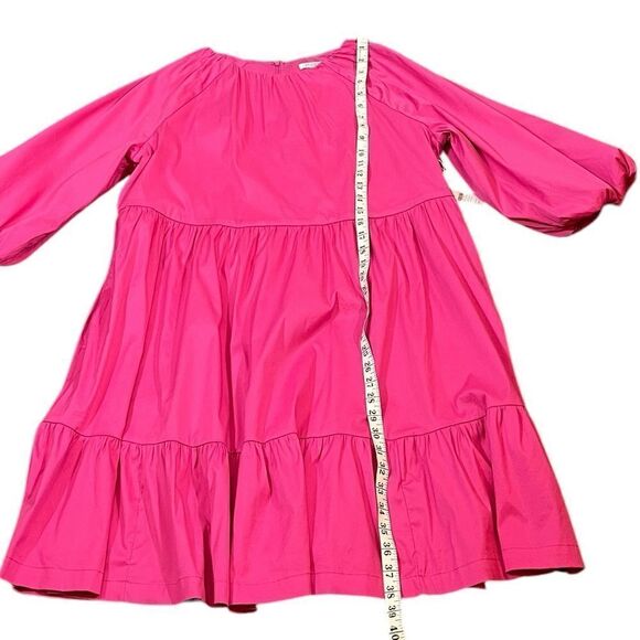 Chico’s Women’s Bahamian Pink Balloon Sleeve Dress, Size 12 (Chico’s 2), NWT - Picture 11 of 12